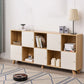 Engineered Wood Shelf Bookcase Contemporary Bookshelf for Study Room