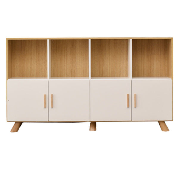 Engineered Wood Shelf Bookcase Contemporary Bookshelf for Study Room