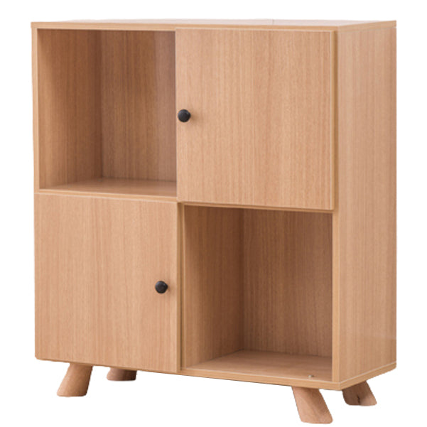 Engineered Wood Shelf Bookcase Contemporary Bookshelf for Study Room