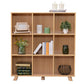 Engineered Wood Shelf Bookcase Contemporary Bookshelf for Study Room