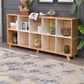 Engineered Wood Shelf Bookcase Contemporary Bookshelf for Study Room