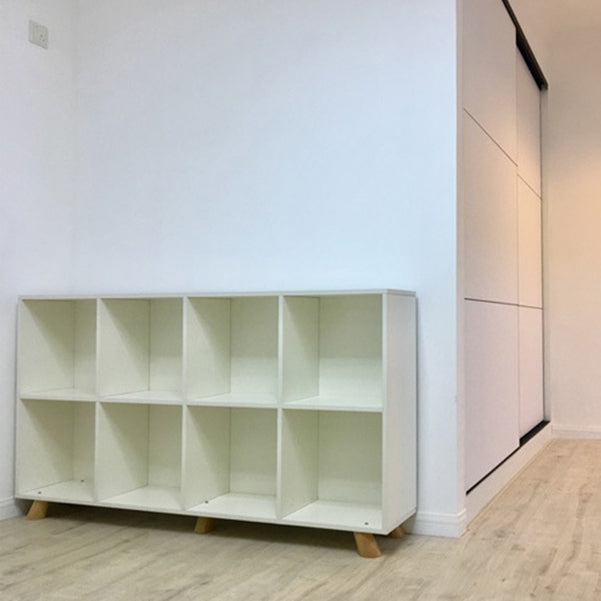 Engineered Wood Shelf Bookcase Contemporary Bookshelf for Study Room