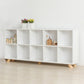 Engineered Wood Shelf Bookcase Contemporary Bookshelf for Study Room