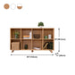 Engineered Wood Shelf Bookcase Contemporary Bookshelf for Study Room