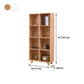 Engineered Wood Shelf Bookcase Contemporary Bookshelf for Study Room