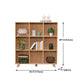 Engineered Wood Shelf Bookcase Contemporary Bookshelf for Study Room
