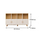 Engineered Wood Shelf Bookcase Contemporary Bookshelf for Study Room