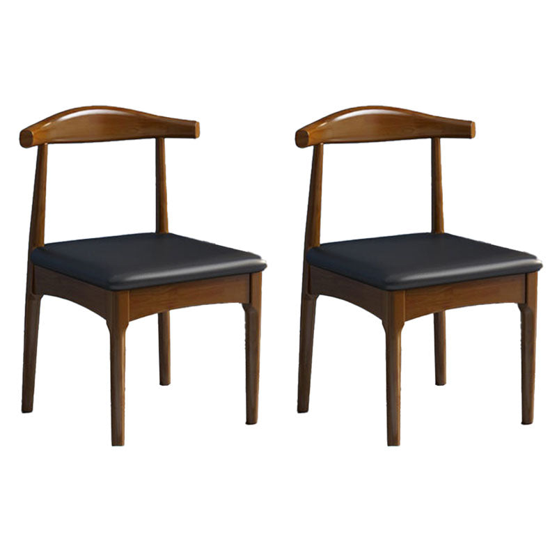 Chaise de salle à manger moderne en caoutchouc Matte Finish