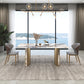 Luxury Sintered Stone Top Dining Set Rectangle 1/3/4/5/7 Pieces Dining Room Table Set