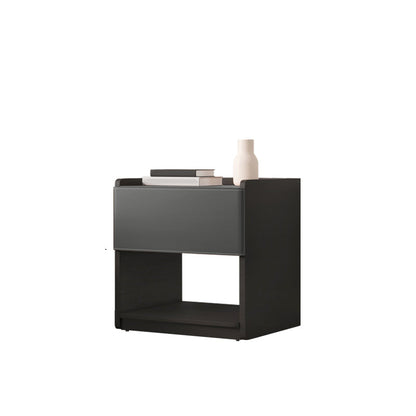 20 "lang 1 - lade nachtkastje modern faux lederen nachtkastje