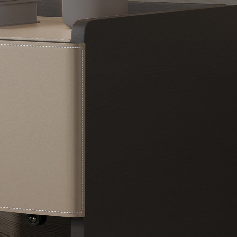 20 "lang 1 - lade nachtkastje modern faux lederen nachtkastje