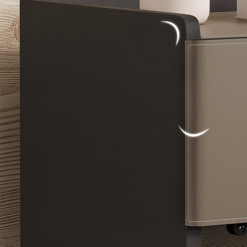 20 "lang 1 - lade nachtkastje modern faux lederen nachtkastje