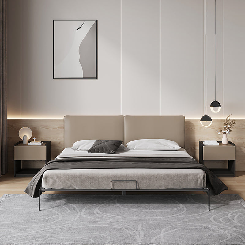 20 "lang 1 - lade nachtkastje modern faux lederen nachtkastje