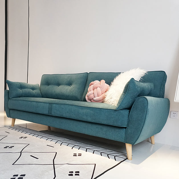 Pillow Top Arm Sofa with Tufted Back for Apartment 35.43" Wide