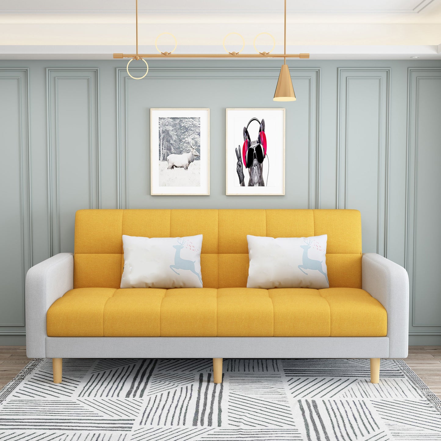 Biscuit contemporain Biscuit Cabripble Square Able Stationnaire