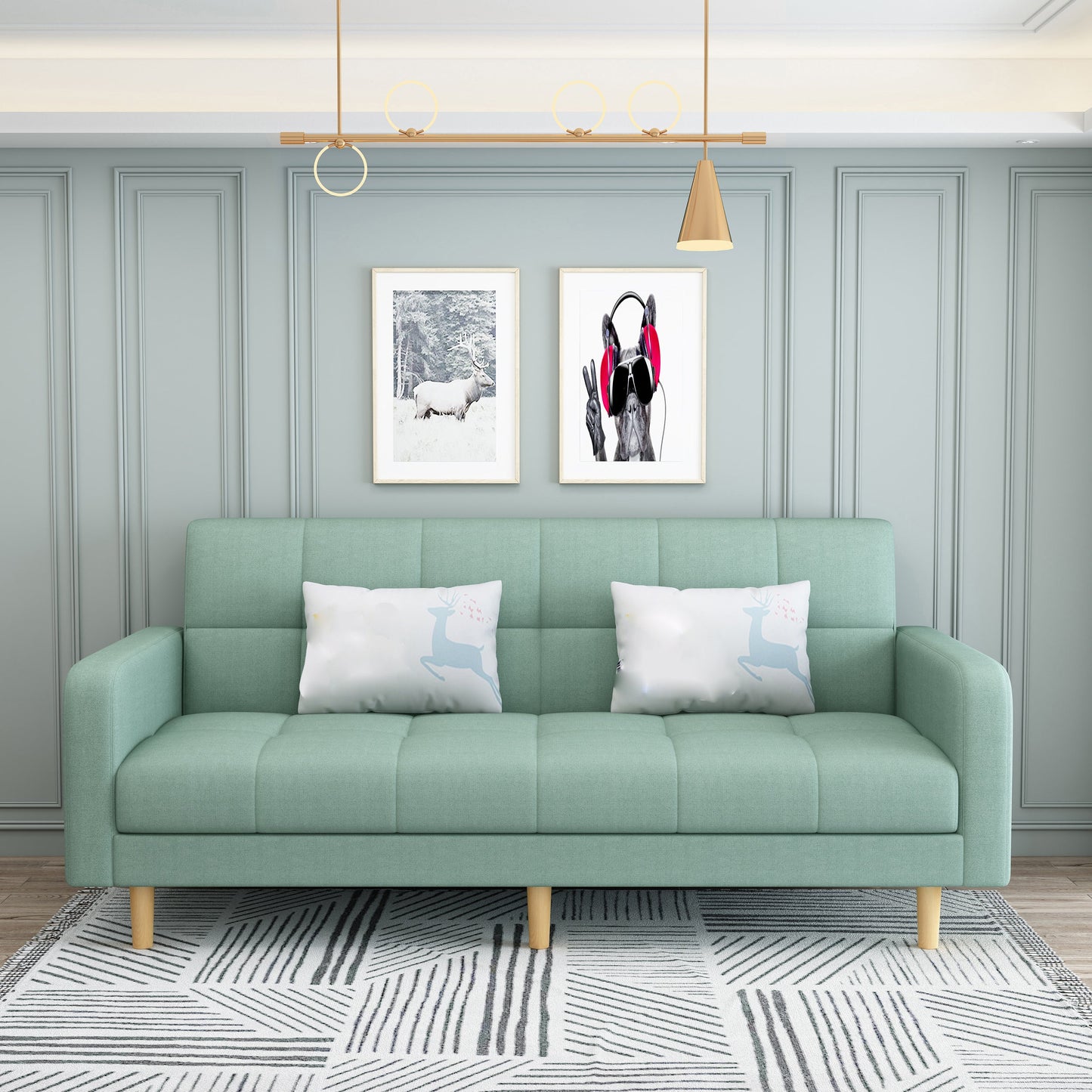 Biscuit contemporain Biscuit Cabripble Square Able Stationnaire