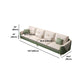 Moderne Standard -Quadratarm -Faux -Lederfleckenfest -Sofa Couch