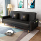 Living Room Contemporary Sleeper Square Arm 3-seater Linen Sofa