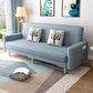 Living Room Contemporary Sleeper Square Arm 3-seater Linen Sofa