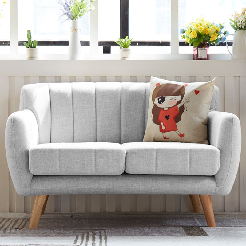 Linnen eigentijdse standaard wijd uitlopende armbanken voor woonkamer, appartement