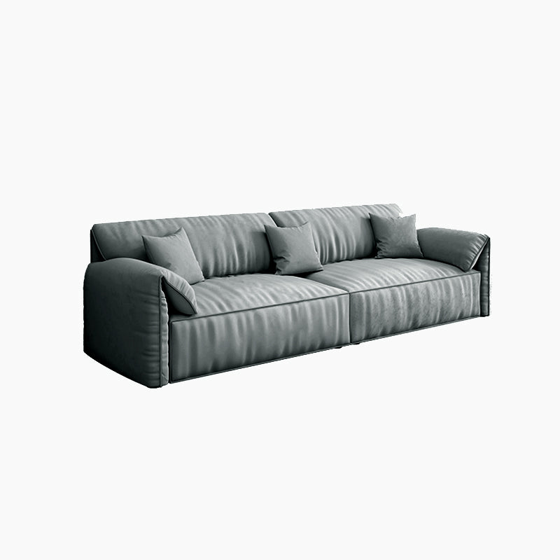 Sofa de terciopelo 37.40 "D x 31.49" H Sofá de brazo superior de almohada para sala de estar