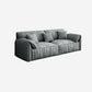 Sofa de terciopelo 37.40 "D x 31.49" H Sofá de brazo superior de almohada para sala de estar