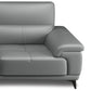 135.83 "W x 66,93" D x 36,22 "H Echtes Ledersofa & Chaise Maähteilte Kissen -Rücken -Sofa