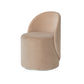 Nordic Fabric/ Leather Tight Back Chair Solid Color Accent Chair Khaki Swivel Clearhalo 'Accent Chairs' 'accent_chairs' 'Chairs & Seating' 'furn' 'furn_accent_chairs' 'Furniture' 'Living Room Furniture' 5178930