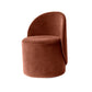 Nordic Fabric/ Leather Tight Back Chair Solid Color Accent Chair Red Clearhalo 'Accent Chairs' 'accent_chairs' 'Chairs & Seating' 'furn' 'furn_accent_chairs' 'Furniture' 'Living Room Furniture' 5178931