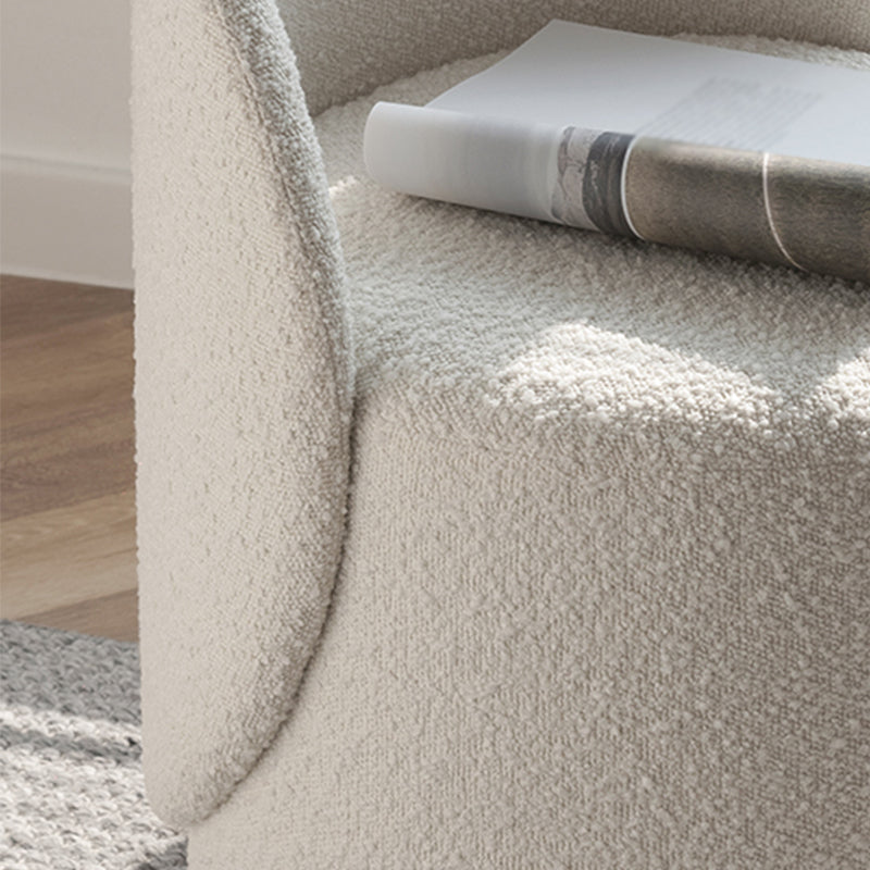 Nordic Fabric/ Leather Tight Back Chair Solid Color Accent Chair Clearhalo 'Accent Chairs' 'accent_chairs' 'Chairs & Seating' 'furn' 'furn_accent_chairs' 'Furniture' 'Living Room Furniture' 5178939