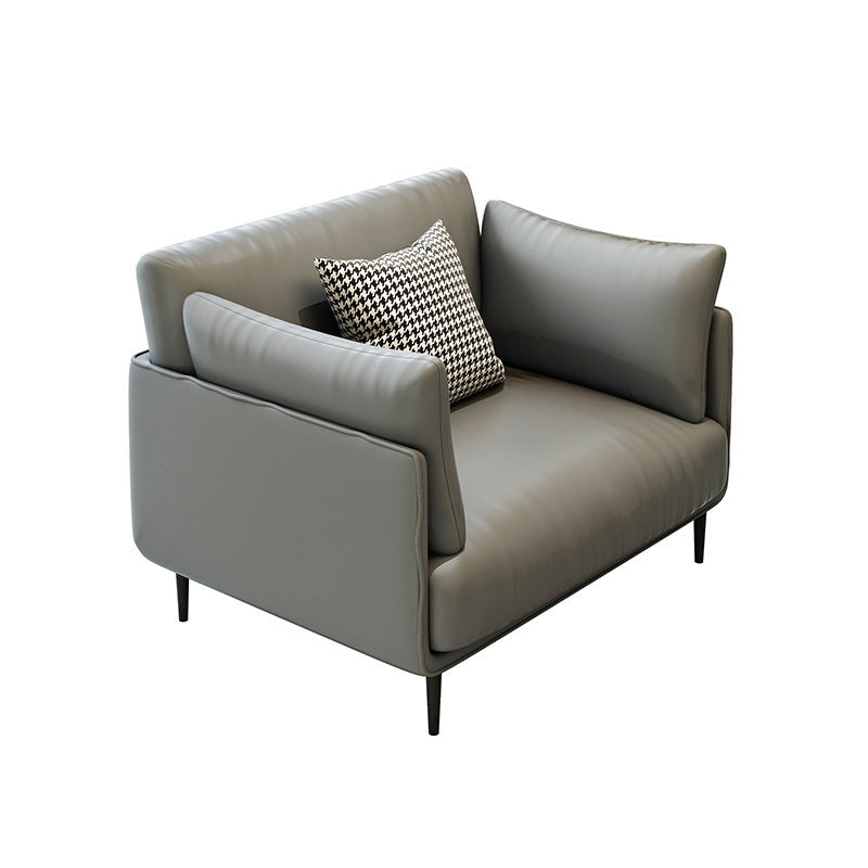 Chaise en cuir fausse 39,3 "L x33.4" W x33.4 "H CHAISE INCLUSE