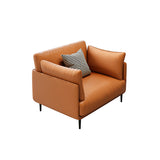 Chaise en cuir fausse 39,3 "L x33.4" W x33.4 "H CHAISE INCLUSE