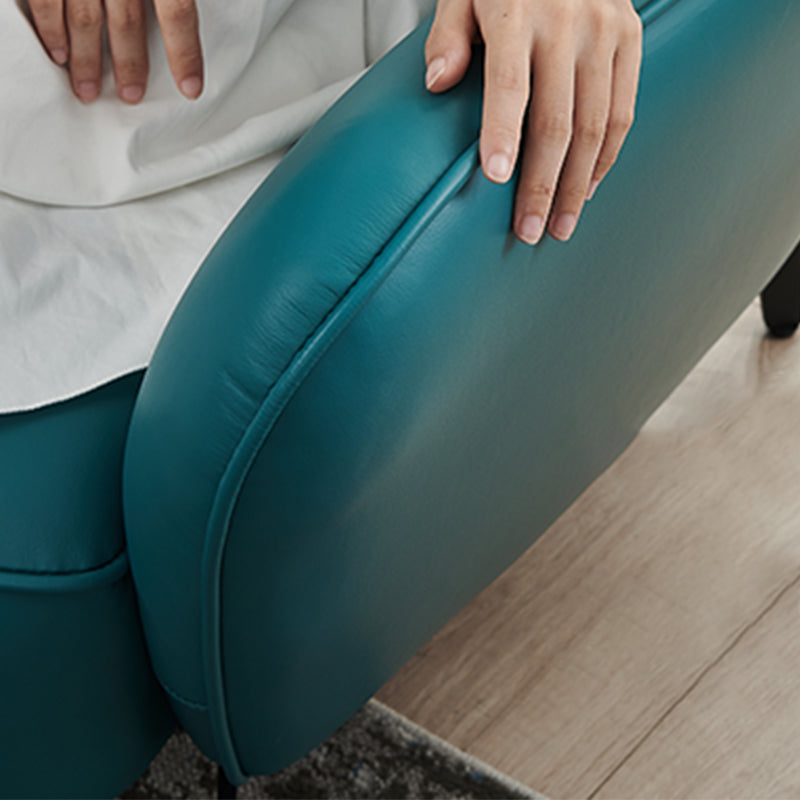 Chaise célibataire nordique moderne Tiger Tiger Cuir Single Sofa Light Luxury High arrière