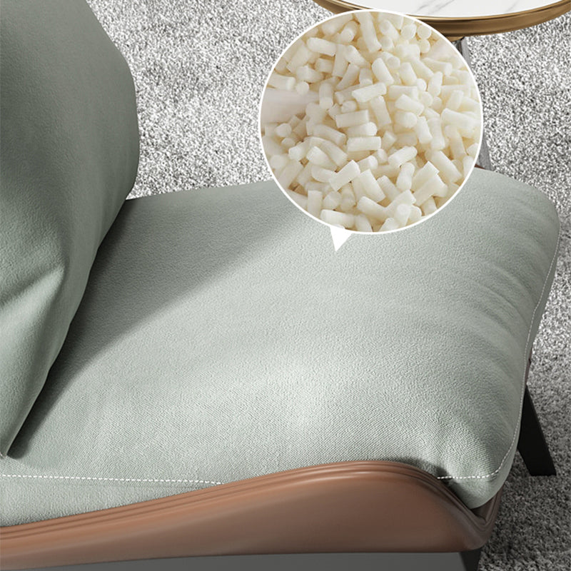 Sedia accento 26.37 "l x 30.70" w x 29.52 "H sedia a calcio senza braccia