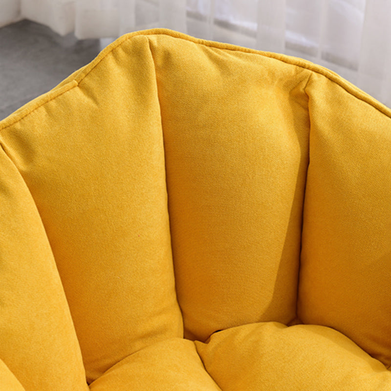 29.5 Wide Armchair Velvet Modern Accent Armchair with Ottoman Clearhalo 'Accent Chairs' 'accent_chairs' 'Chairs & Seating' 'furn' 'furn_accent_chairs' 'Furniture' 'Living Room Furniture' 5179031