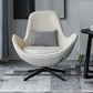 Faux Leather Chair31.8" L x30.3"W x33.4"H Swivel Chair for Living Room Beige Clearhalo 'Accent Chairs' 'accent_chairs' 'Chairs & Seating' 'furn' 'furn_accent_chairs' 'Furniture' 'Living Room Furniture' 5179053