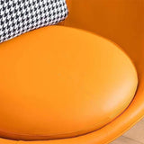 Faux Leather Chair31.8" L x30.3"W x33.4"H Swivel Chair for Living Room Clearhalo 'Accent Chairs' 'accent_chairs' 'Chairs & Seating' 'furn' 'furn_accent_chairs' 'Furniture' 'Living Room Furniture' 5179061