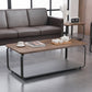 Table basse Frame/Frame Table basse rectangulaire moderne en MDF 18''H