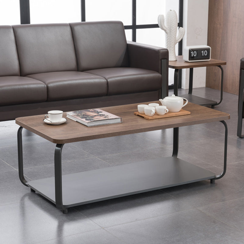 Table basse Frame/Frame Table basse rectangulaire moderne en MDF 18''H