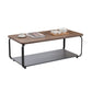 Table basse Frame/Frame Table basse rectangulaire moderne en MDF 18''H