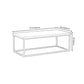 Table basse Frame/Frame Table basse rectangulaire moderne en MDF 18''H
