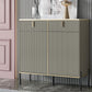 Server top in pietra sinterizzato in stile glam con porta e cassetto