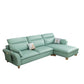 Flared Arms Sofa with Ottoman Included and Storage for 3 People