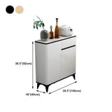 15.75"W Sideboard Modern Style Dining Sideboard Buffet for Living Room and Kitchen