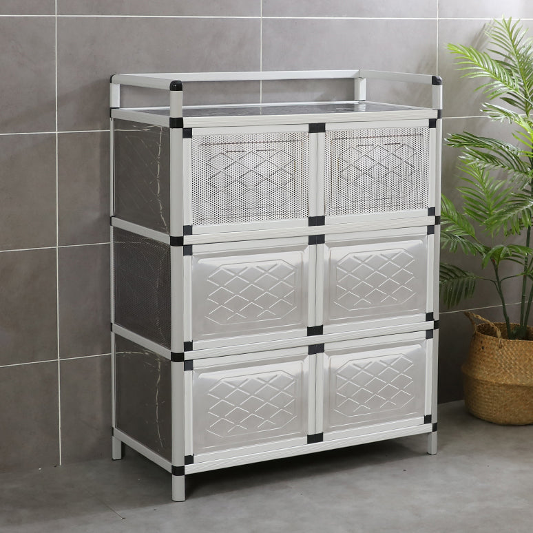 Server da pranzo in stile contemporaneo in metallo per cucina e sala da pranzo