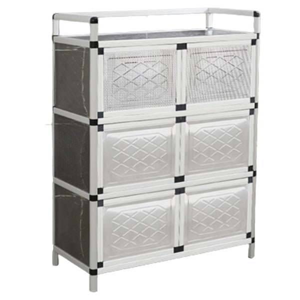 Server da pranzo in stile contemporaneo in metallo per cucina e sala da pranzo