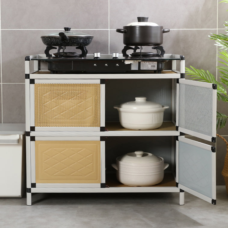 Server da pranzo in stile contemporaneo in metallo per cucina e sala da pranzo