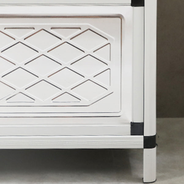 Server da pranzo in stile contemporaneo in metallo per cucina e sala da pranzo