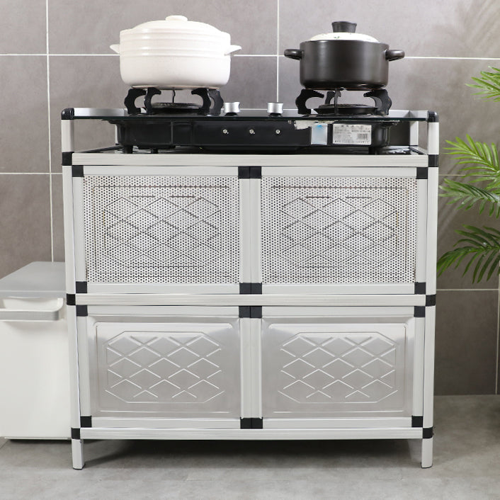 Server da pranzo in stile contemporaneo in metallo per cucina e sala da pranzo