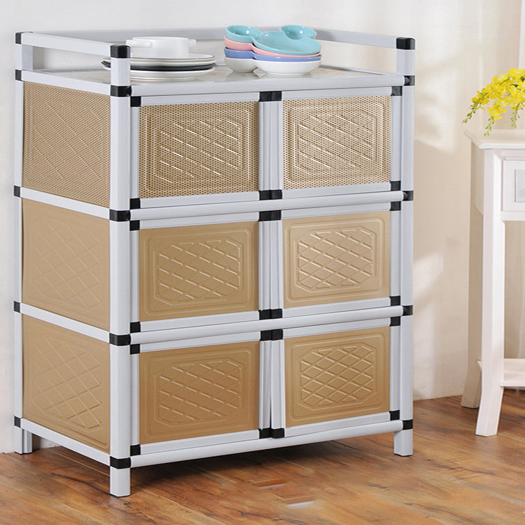 Server da pranzo in stile contemporaneo in metallo per cucina e sala da pranzo